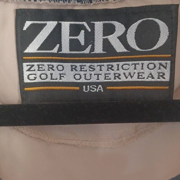 ZERO RESTRICTION Golf Outwear Microsuede Jacket Size L - Picture 3 of 3